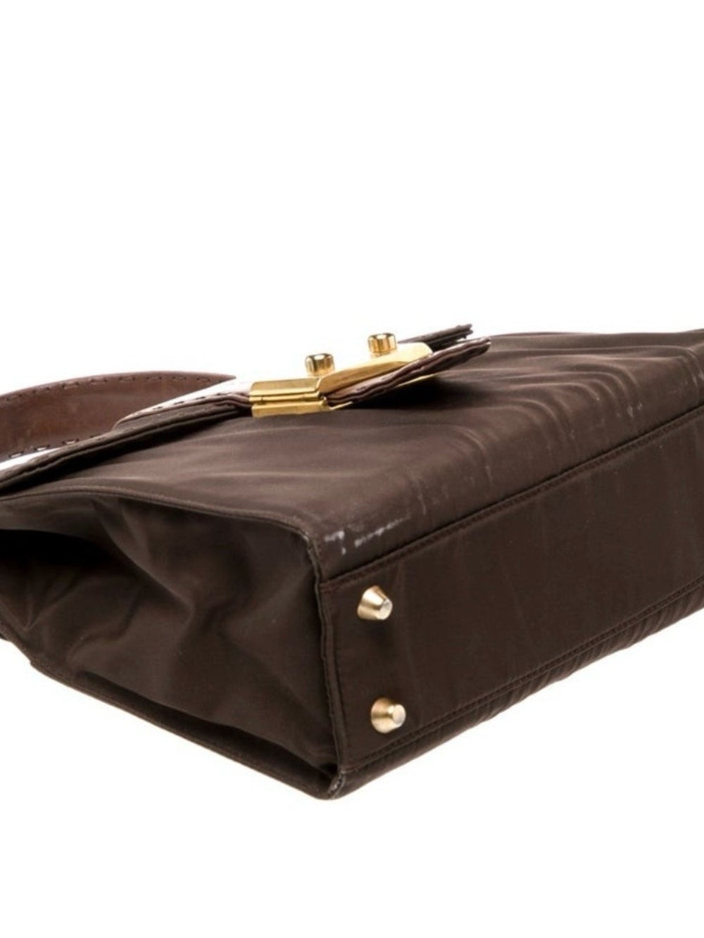 Authentic Vintage Prada Tessuto Top Handle Handbag. - Picture 5 of 6